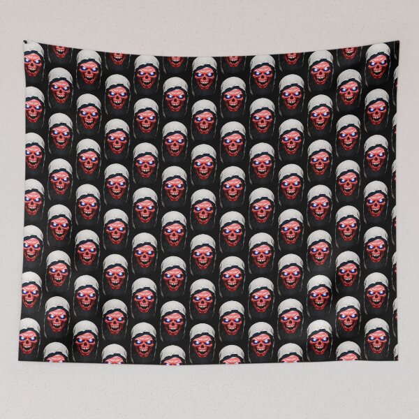 Item preview, Enraged Orc Wizard Red Skull designed and sold by hauntedtees.