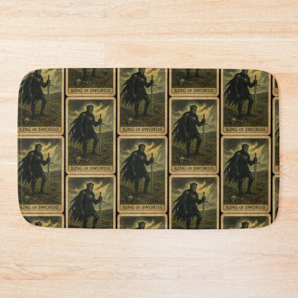 Item preview, Vintage King of Swords Tarot Card designed and sold by hauntedtees.