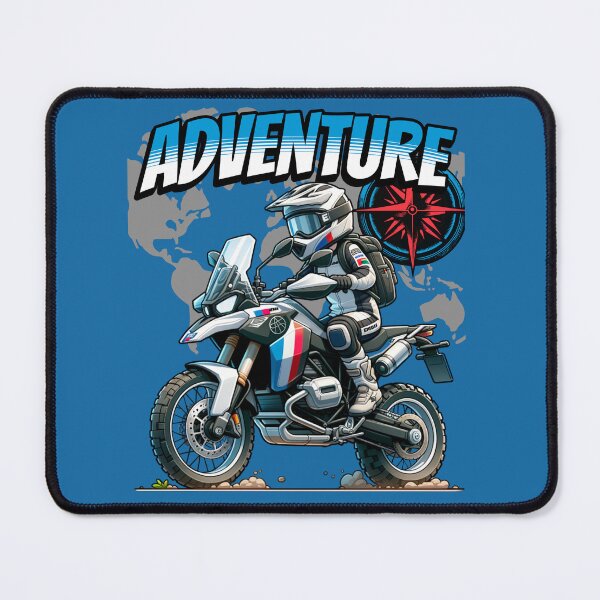 Item preview, Adventure Awaits Motorcycle Design designed and sold by ToSaDesigns24.