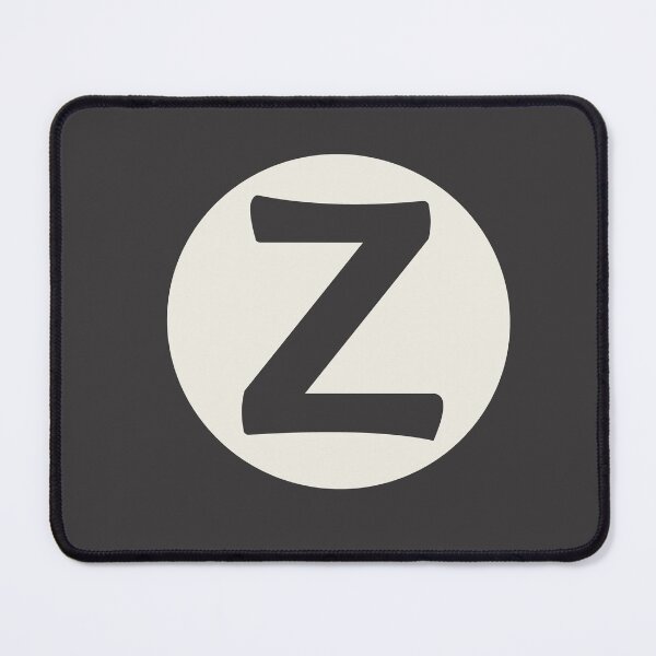 Item preview, letter z black designed and sold by ZiphGames.