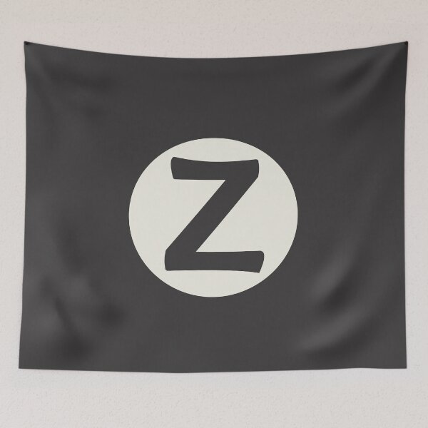Item preview, letter z black designed and sold by ZiphGames.