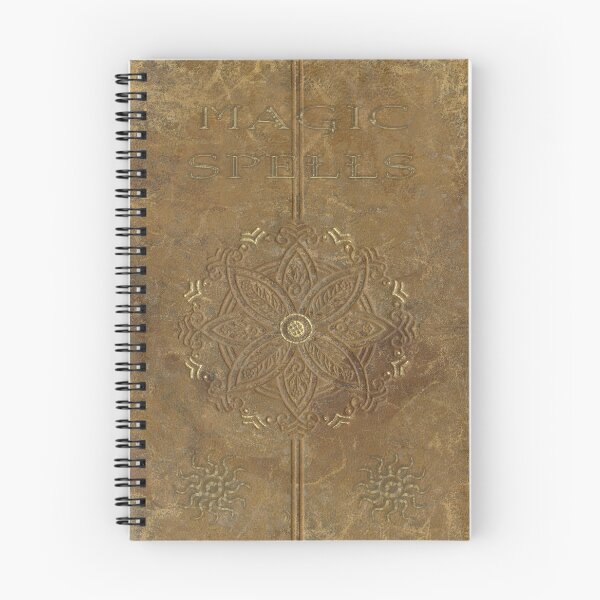 Item preview, Vintage Magic Spells Book – Antique Grimoire Cover for Witches and Wizards designed and sold by ArtStyleAlice.
