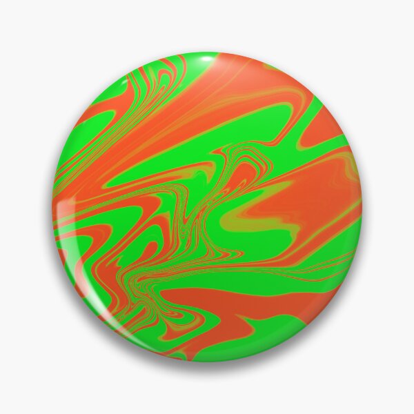 Item preview, Green & Orange Liquid Swirl designed and sold by rainestore.