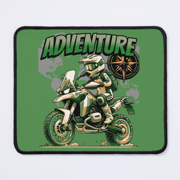 Item preview, Adventure Awaits Motorcycle Design designed and sold by ToSaDesigns24.