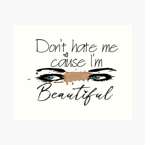 Item preview, Don't Hate Me - Vitiligo Awareness designed and sold by Ms-Bees-Tees.
