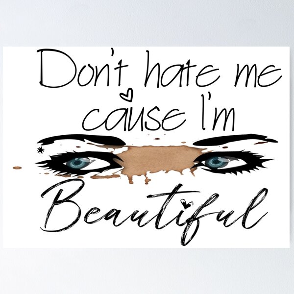 Item preview, Don't Hate Me - Vitiligo Awareness designed and sold by Ms-Bees-Tees.