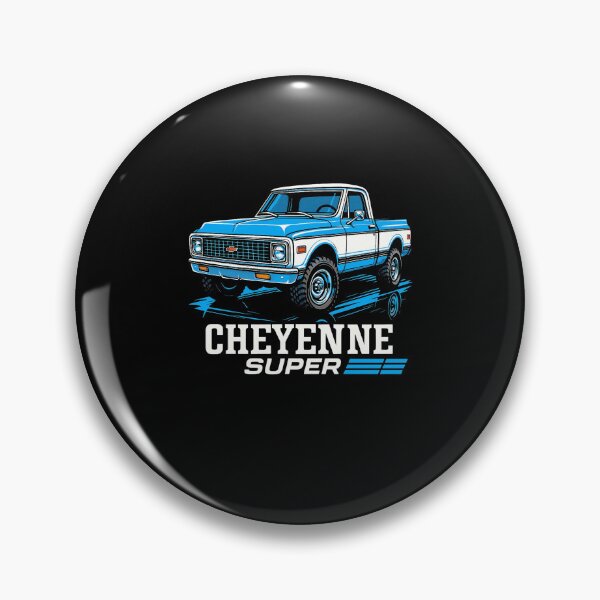 Item preview, Classic Chevy Cheyenne Super in Blue and White 4x4 Off-Road Tribute designed and sold by TheArtOfCar.