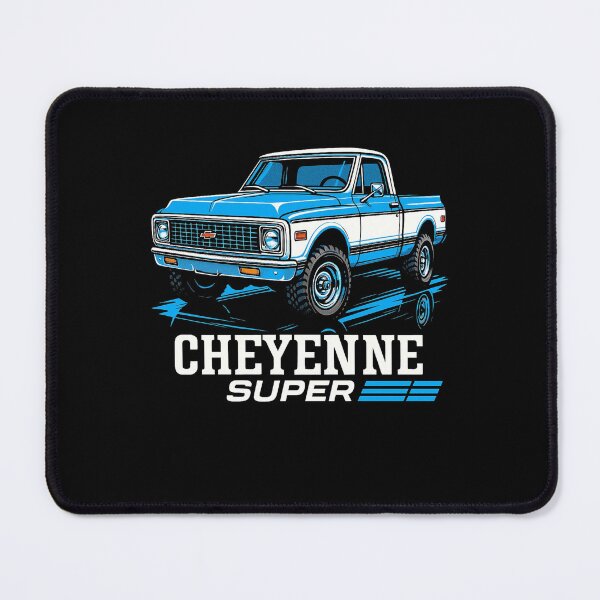 Item preview, Classic Chevy Cheyenne Super in Blue and White 4x4 Off-Road Tribute designed and sold by TheArtOfCar.