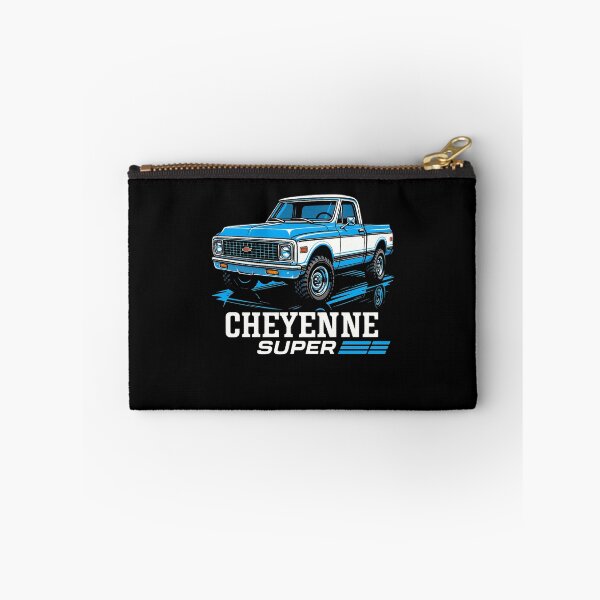 Item preview, Classic Chevy Cheyenne Super in Blue and White 4x4 Off-Road Tribute designed and sold by TheArtOfCar.