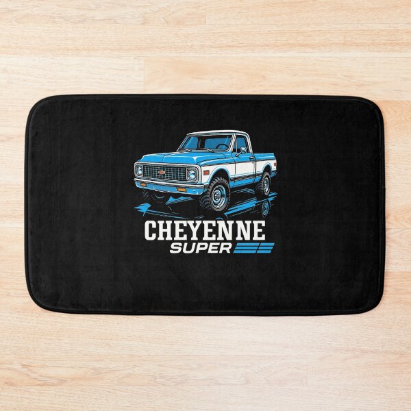 Item preview, Classic Chevy Cheyenne Super in Blue and White 4x4 Off-Road Tribute designed and sold by TheArtOfCar.