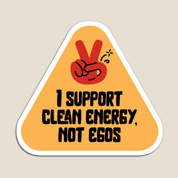 Item preview, Clean energy without egos - Tesla designed and sold by CasbenShop.