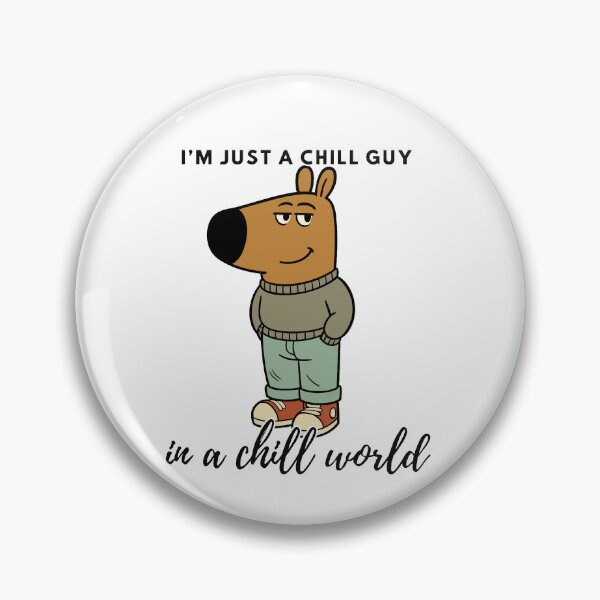 Item preview, Chill Guy Funny Meme designed and sold by FarieArt.
