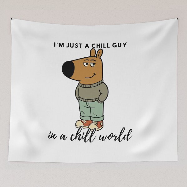Item preview, Chill Guy Funny Meme designed and sold by FarieArt.