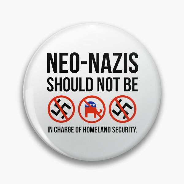 Item preview, White nationalists should not be in charge of homeland security.  designed and sold by Rachel the Artist .