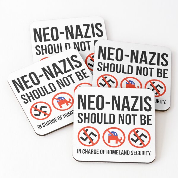 Item preview, White nationalists should not be in charge of homeland security.  designed and sold by Rachel the Artist .
