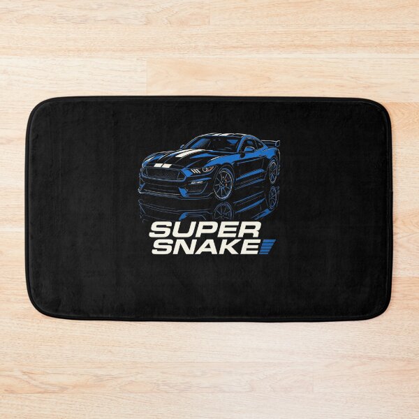 Item preview, Modern Shelby Super Snake Mustang in Bold Blue with Racing Stripes designed and sold by TheArtOfCar.