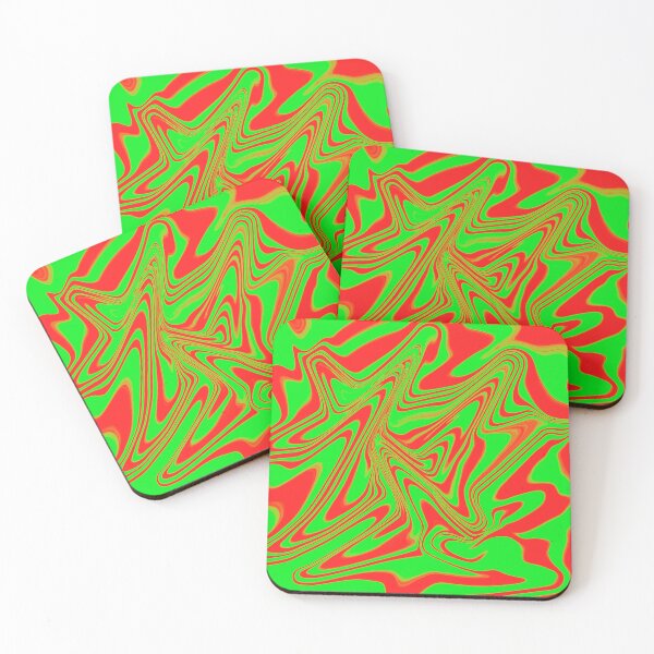 Item preview, Green & Red Liquid Swirl designed and sold by rainestore.