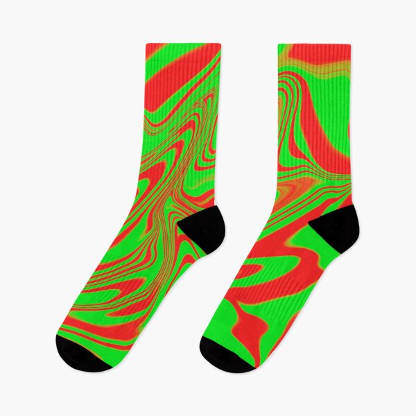 Item preview, Green & Red Liquid Swirl designed and sold by rainestore.