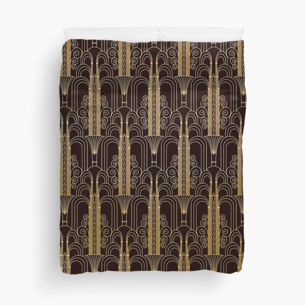 Item preview, Glamorous Gold-Color Art Deco Pattern designed and sold by DEC02.