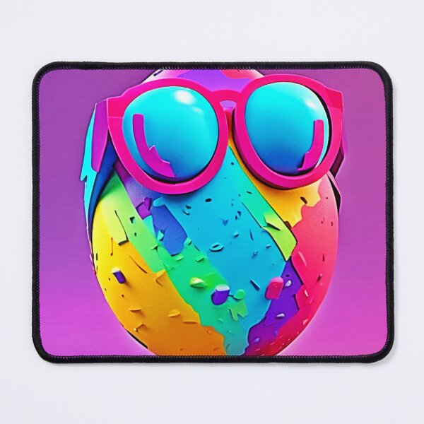 Item preview, Cool Colorful Egg designed and sold by Health And Fitness Posts e-Store.