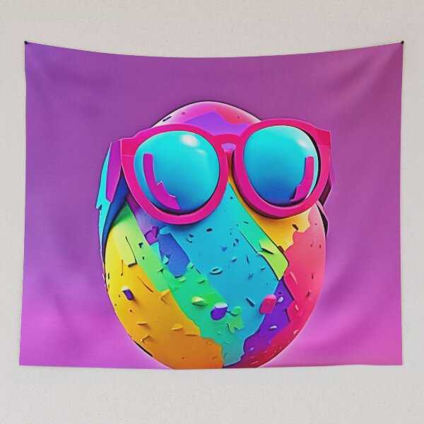 Item preview, Cool Colorful Egg designed and sold by Health And Fitness Posts e-Store.
