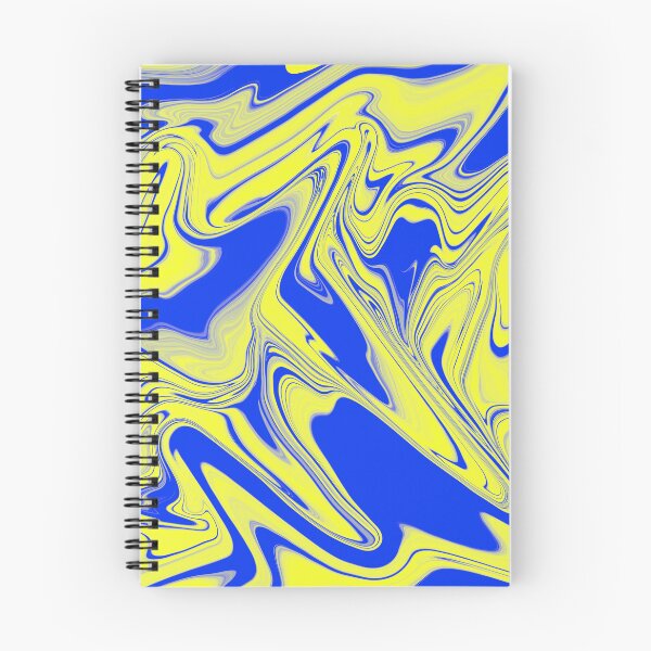 Item preview, Blue & Yellow Liquid Swirl designed and sold by rainestore.