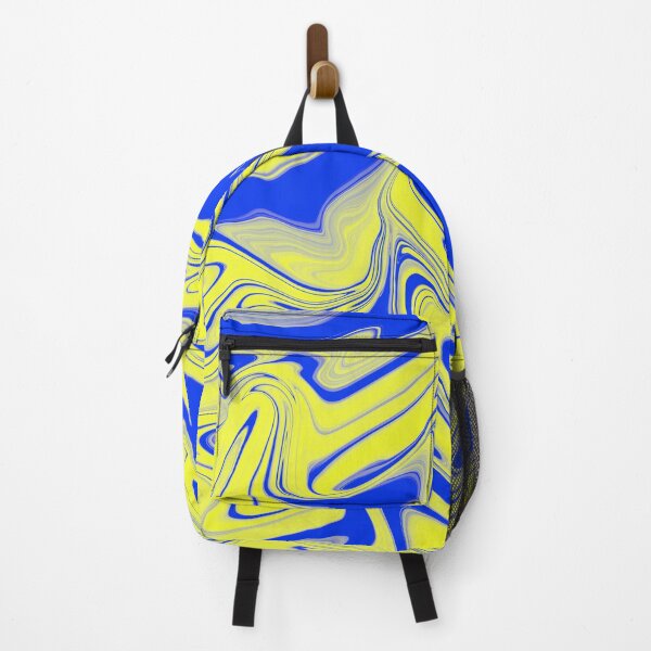 Item preview, Blue & Yellow Liquid Swirl designed and sold by rainestore.