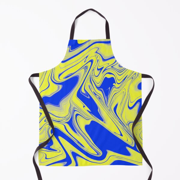 Item preview, Blue & Yellow Liquid Swirl designed and sold by rainestore.