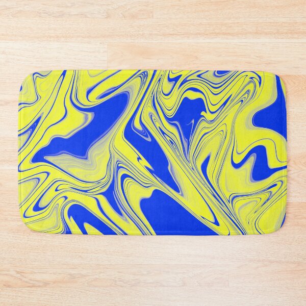 Item preview, Blue & Yellow Liquid Swirl designed and sold by rainestore.