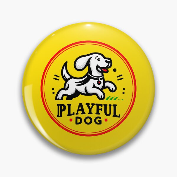 Item preview, Playful Dog Logo designed and sold by ArtFactoryAI.
