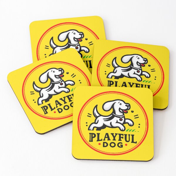 Item preview, Playful Dog Logo designed and sold by ArtFactoryAI.