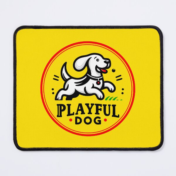 Item preview, Playful Dog Logo designed and sold by ArtFactoryAI.