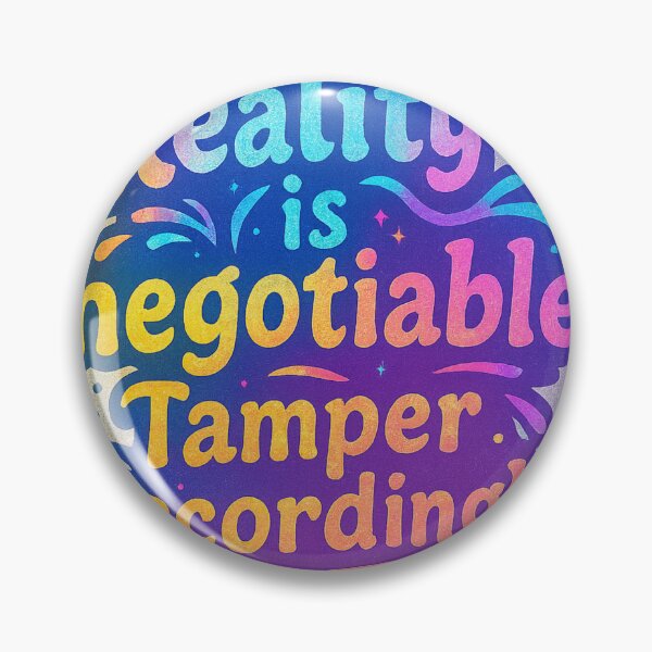 Item preview, Reality is Negotiable - Tamper Accordingly designed and sold by helenasue.