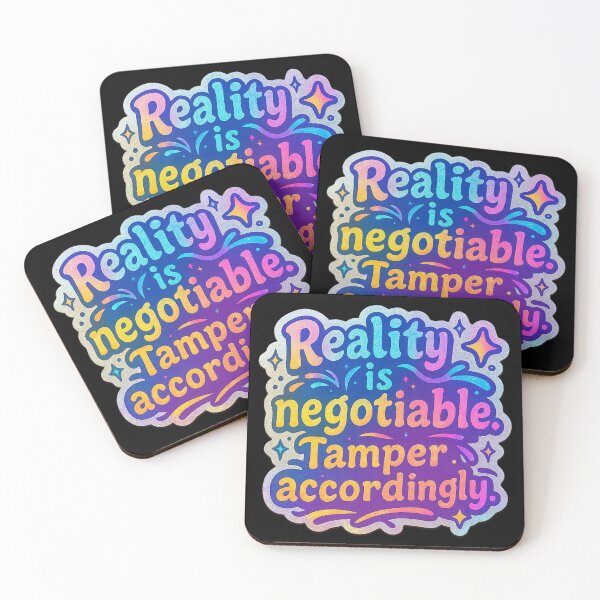 Item preview, Reality is Negotiable - Tamper Accordingly designed and sold by helenasue.