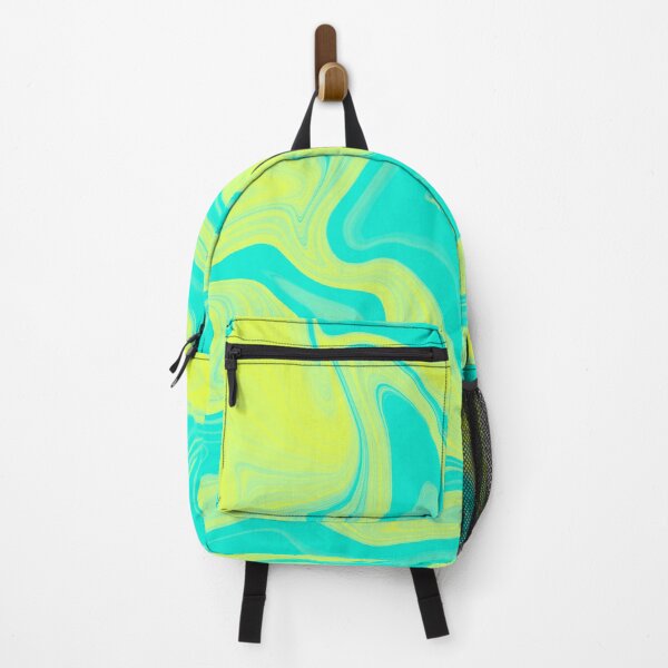 Item preview, Yellow & Turquoise Liquid Pattern designed and sold by rainestore.