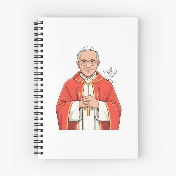 Item preview, American Pope Leon XIV Illustration – Catholic Art designed and sold by GosiaArtGarden.