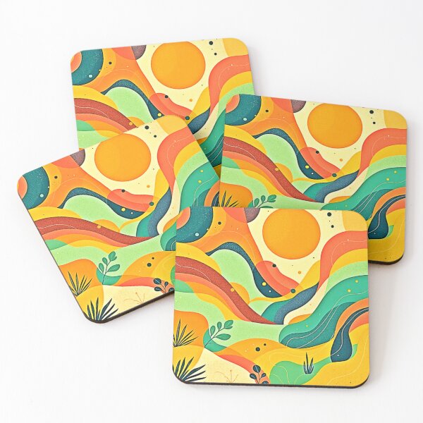 Item preview, Warm Abstract Flow designed and sold by Health And Fitness Posts e-Store.