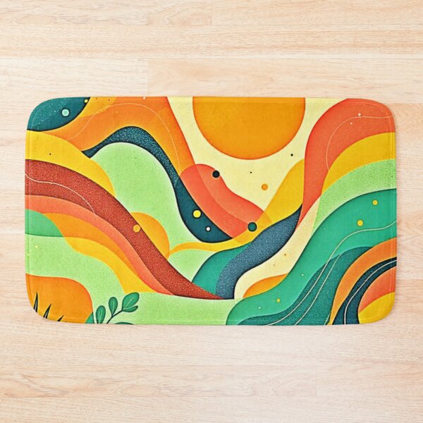 Item preview, Warm Abstract Flow designed and sold by Health And Fitness Posts e-Store.