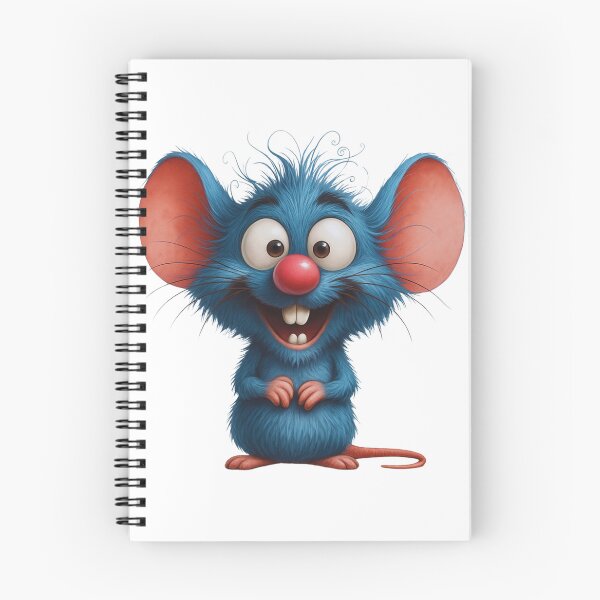 Item preview, Funny Blue Mouse with Big Whiskers designed and sold by Branislava Tir .