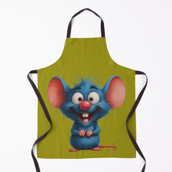 Item preview, Funny Blue Mouse with Big Whiskers designed and sold by branaghbel.