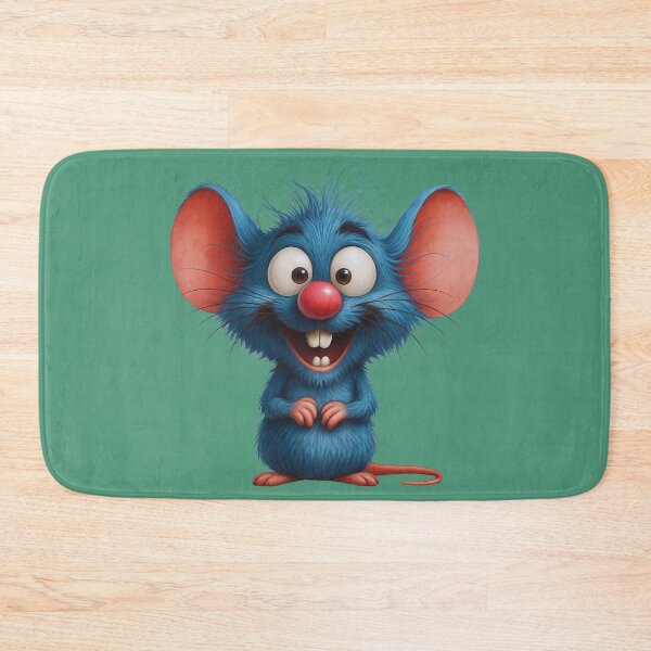 Item preview, Funny Blue Mouse with Big Whiskers designed and sold by branaghbel.
