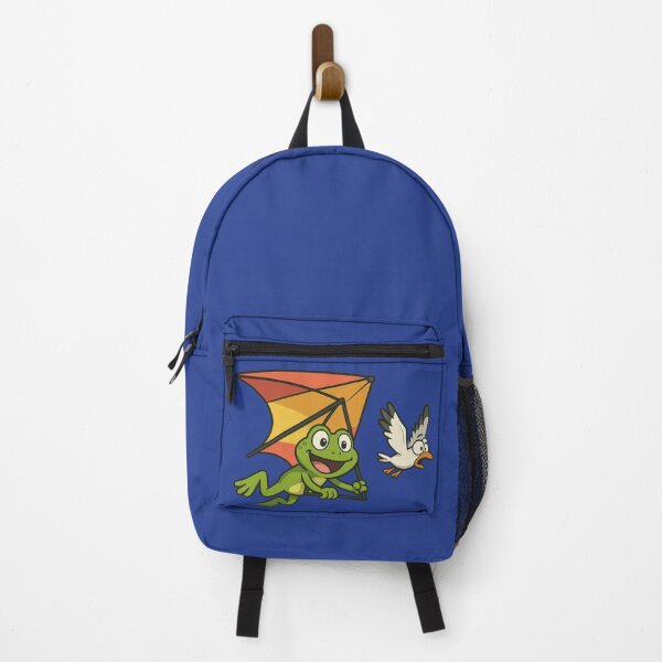 Item preview, Adventurous Frog Hang Gliding with Seagull Friend designed and sold by IraBum.