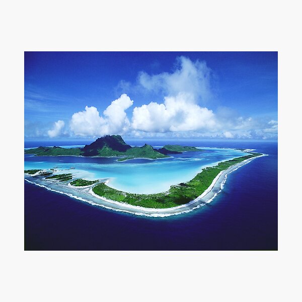 Item preview, Breathtaking Bora Bora Island Tropical Art Photo designed and sold by DEC02.