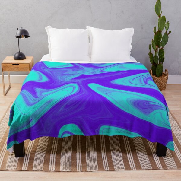 Item preview, Purple & Turquoise Liquid Swirl designed and sold by rainestore.