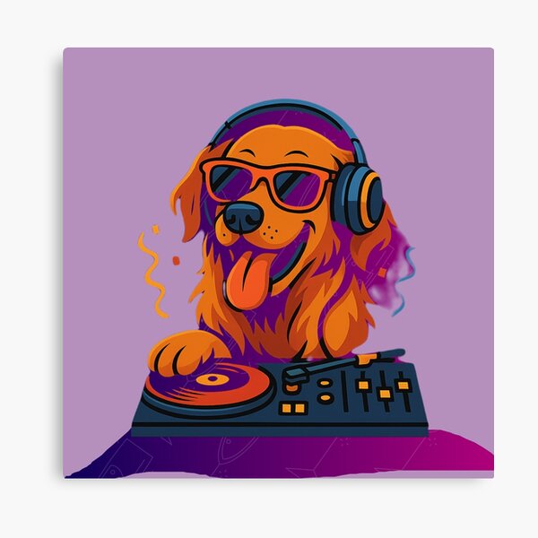 Item preview, DJ Ouuuf – The Dog Who Sets the Mood! designed and sold by belle19style.