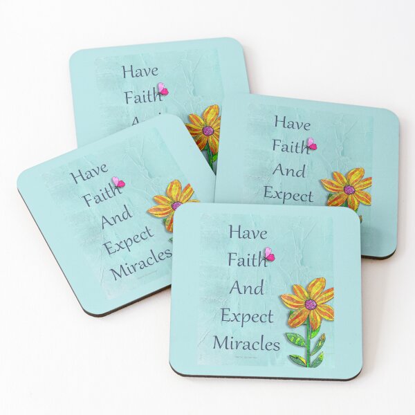 Item preview, Have Faith And Expect Miracles designed and sold by Sharon Cummings Art.