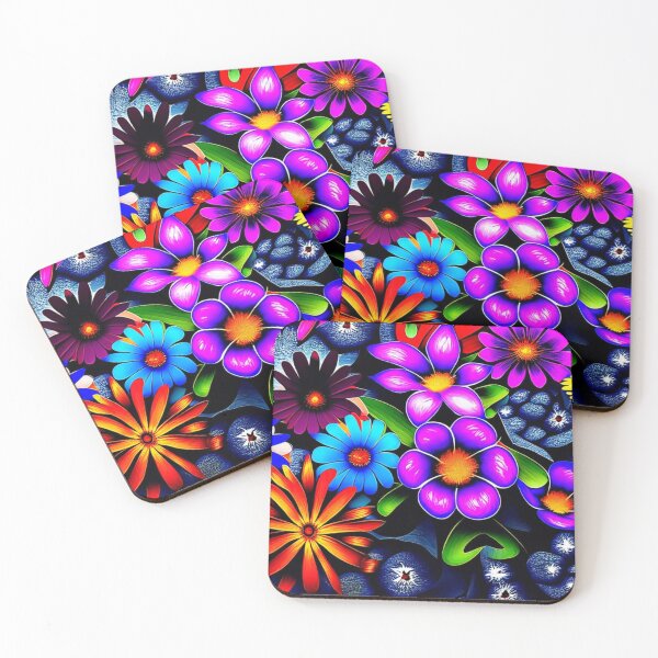 Item preview, Colorful large flowers designed and sold by designt1shirts.