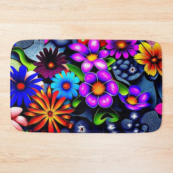 Item preview, Colorful large flowers designed and sold by designt1shirts.