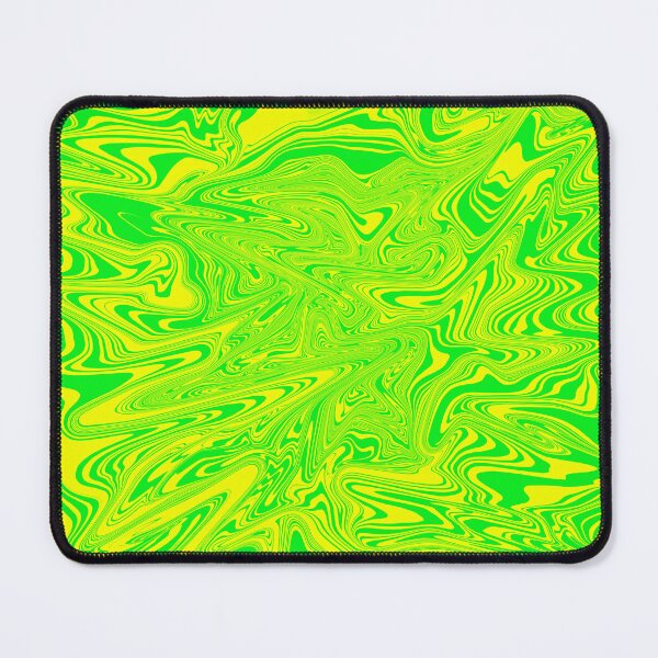 Aperçu de l'œuvre Motif de tourbillon liquide vert et jaune créée et vendue par rainestore.