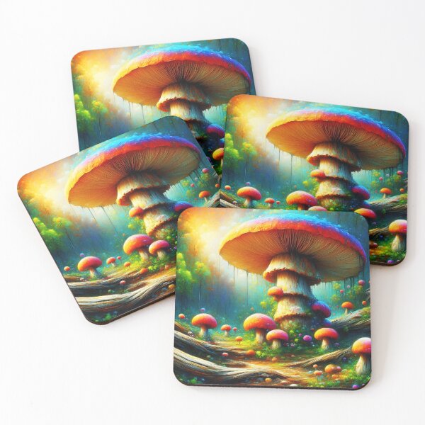 Item preview, Giant Mushroom in a path of a Fantasyland designed and sold by EmeraldeaArt.